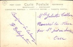 POSTAL Cabourg de la VENDIMIA la caminata de la presa y el casino