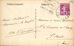 Casa de Bayeux de la POSTAL de la VENDIMIA de la calle Martin Saint