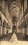 POSTAL Bayeux de la VENDIMIA el interior de la catedral
