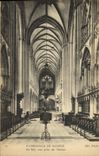 Catedral de la POSTAL de la VENDIMIA de Bayeux NefVue tomada del estribillo