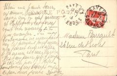 Hotel viejo de Bayeux de la POSTAL de la VENDIMIA de Francois 1r