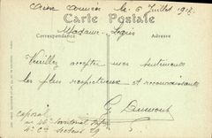 POSTAL Bayeux de la VENDIMIA la catedral vista de L Eveche