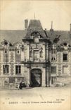 VINTAGE POSTCARD Lisieux Carries Courts Old palate episcopal