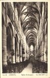 VINTAGE POSTCARD Lisieux Church St Jacques
