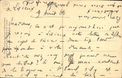 VINTAGE POSTCARD Lisieux Groupe Carves Dominating the Master Furnace bridge in La Chapelle of the Carmelite nuns