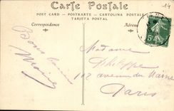 Corte de Lisieux de la POSTAL de la VENDIMIA de Charlotte Corday