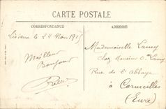 VINTAGE POSTCARD Lisieux Apse Of the Cathedral Saint Pierre