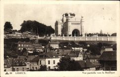 Parcial vista Lisieux de la POSTAL de la VENDIMIA hacia la basilica