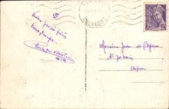 Parcial vista Lisieux de la POSTAL de la VENDIMIA hacia la basilica