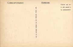 POSTAL Lisieux de la VENDIMIA el lugar de Thiers la catedral y La Poste