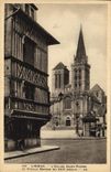 POSTAL Lisieux L Saint Pierre de la VENDIMIA de la iglesia