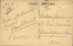 POSTAL Lisieux de la VENDIMIA estatua del co  Teresa de L Enfant Jesús al cementerio de las monjas carmelitas tiene L sitio de su tumba