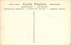 Chimenea episcopal vieja del paladar de Lisieux de la POSTAL de la VENDIMIA del cuarto dorado