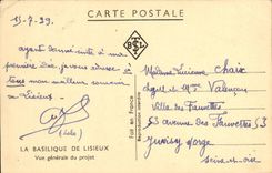 POSTAL de la VENDIMIA la basilica De Lisieux View del proyecto