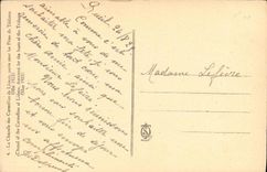 POSTAL Lisieux de la VENDIMIA La Chapelle de las monjas carmelitas de Lisieux Paree para los festivales de Tridum