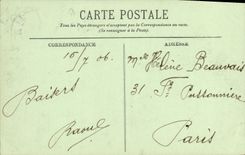 POSTAL Trouville de la VENDIMIA las fotografias Chamberl de los tableros