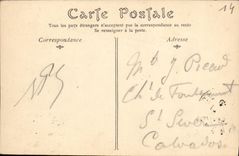 POSTAL Trouville de la VENDIMIA en el mar en la caminata del embarcadero