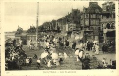 Tableros de Trouville de la POSTAL de la VENDIMIA