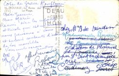 CPSM Trouville la reina de las playas la playa