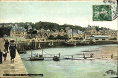 La POSTAL Trouville de la VENDIMIA la cuba tiene marea baja