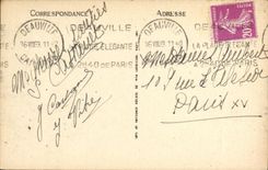 POSTAL Trouville de la VENDIMIA la reina de los chalets de las playas y de la playa