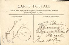 POSTAL Trouville de la VENDIMIA el embarcadero