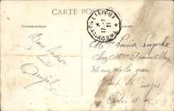 Rocas negras de Trouville de la POSTAL de la VENDIMIA