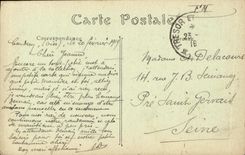 POSTAL Compiegne L ayuntamiento de la VENDIMIA