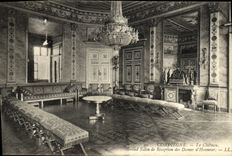 POSTAL Compiegne de la VENDIMIA el cuarto de recepcion grande del castillo del honor de las senoras D