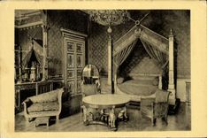 POSTAL Compiegne de la VENDIMIA el cuarto del castillo de Napoleon 1r