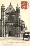 POSTAL Compiegne L iglesia Antonio santo de la VENDIMIA