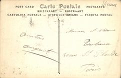 VINTAGE POSTCARD Poitiers the Place D Weapons and the Street Victor Hugo Children