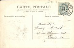 VINTAGE POSTCARD Poitiers Valley of Clain seen from of Blossac
