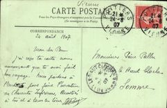 VINTAGE POSTCARD Poitiers Seen from Road of Paris Rocks of Porteau