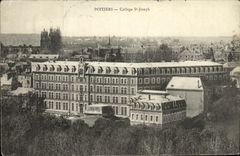 VINTAGE POSTCARD Poitiers College St Joseph