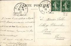 VINTAGE POSTCARD Poitiers College St Joseph