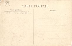 VINTAGE POSTCARD Poitiers Panorama taken of the Dunes