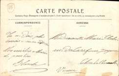 VINTAGE POSTCARD Poitiers Hello
