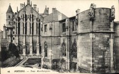 VINTAGE POSTCARD Poitiers Montbergeon Turn