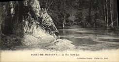 Taladro de la POSTAL de la VENDIMIA de Mervent la roca santa Lucas