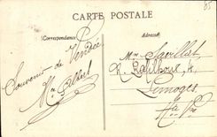 POSTAL de la VENDIMIA en las dimensiones de L oceano que pescan a los ninos del camaron