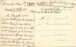 VINTAGE POSTCARD Fontenay the Count Arc in hotel of the governor of Fontenay