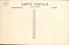 VINTAGE POSTCARD Ile D Yeu Facade of the old Castle dimensions Northern
