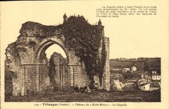 Castillo de Tiffauges de la POSTAL de la VENDIMIA de la barba azul La Chapelle