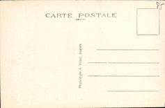 Rocas curiosas de la POSTAL de la VENDIMIA Croix de Vie de la cornisa de Vendean