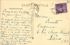 La POSTAL de la VENDIMIA Croix de Vie los acantilados tiene L fondo la playa