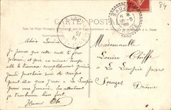 POSTAL Avignon de la VENDIMIA el paladar de la torre vista de Jacquemard