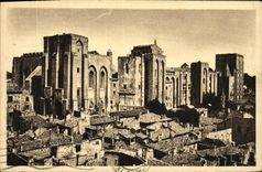 POSTAL Avignon de la VENDIMIA el paladar de los papas
