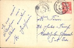 POSTAL Avignon de la VENDIMIA el paladar de los papas