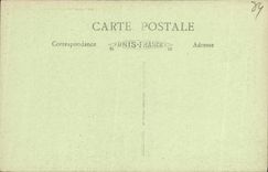 El viaje Jean santo de Avignon de la POSTAL de la VENDIMIA coloca blanco y negro